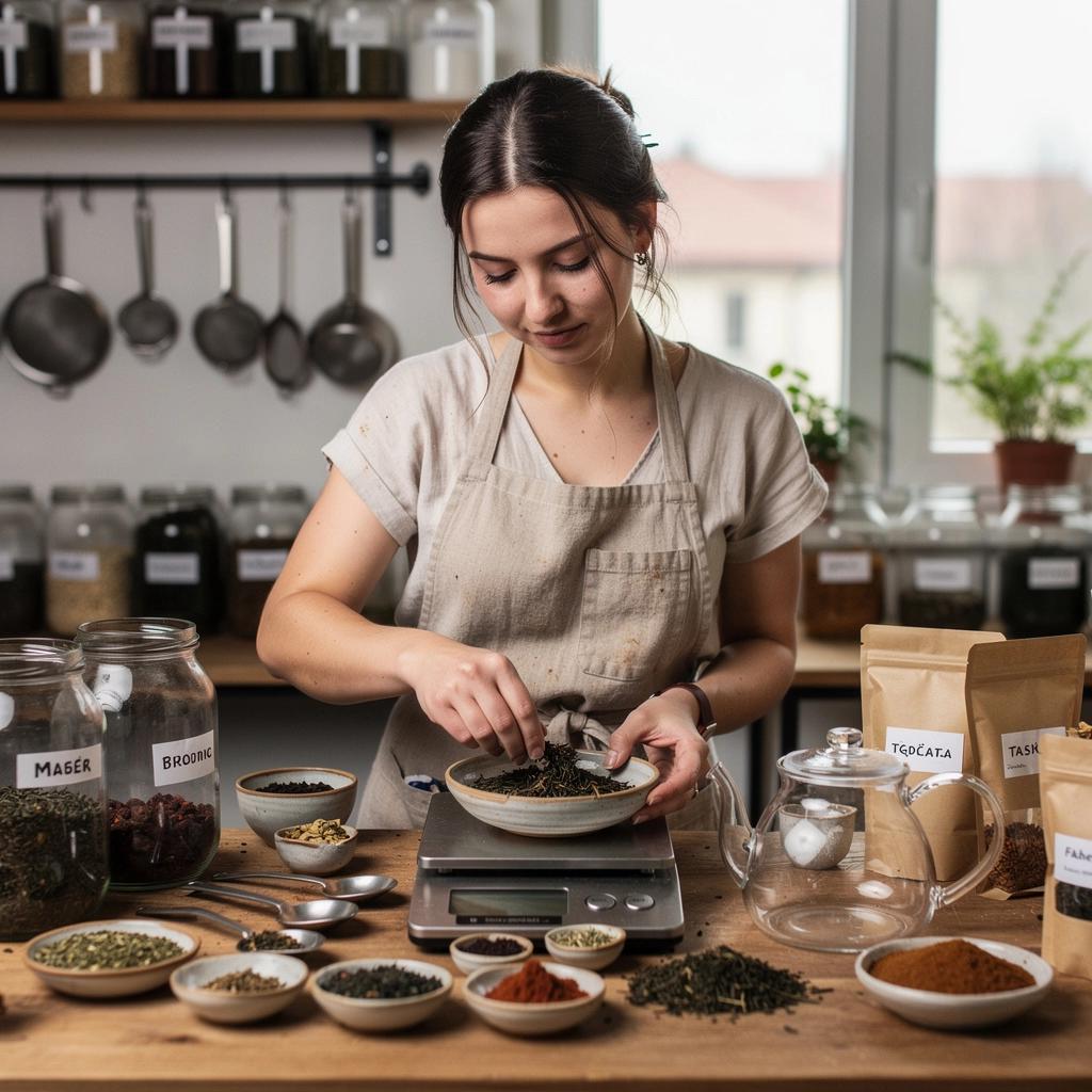 Egy nő, aki élvezi a teázást, miközben egy könyvet olvas.